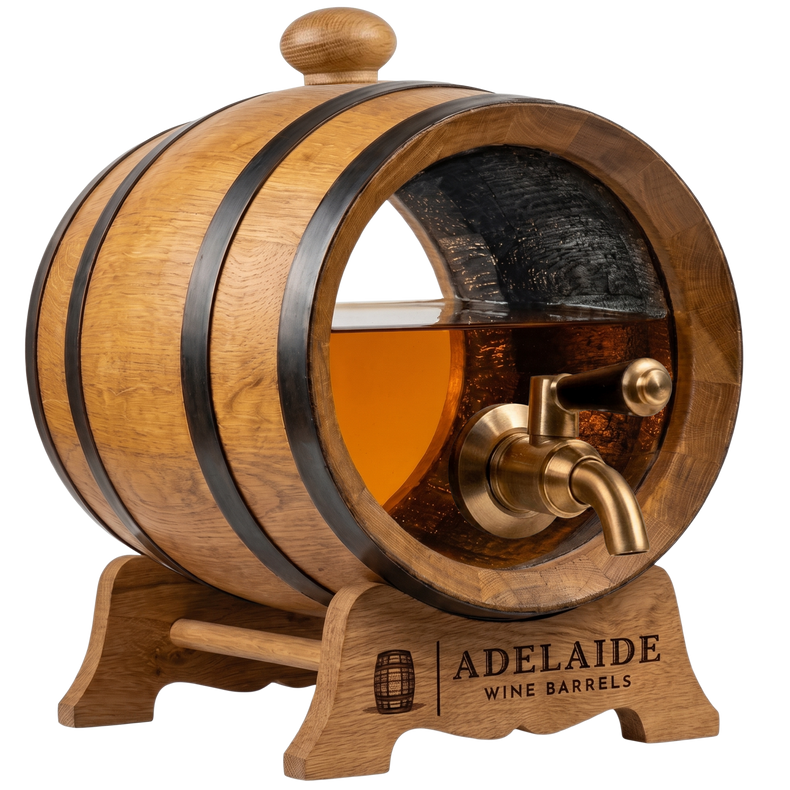 3L Glass Head American Oak Barrel (Medium Char) PRE-ORDER