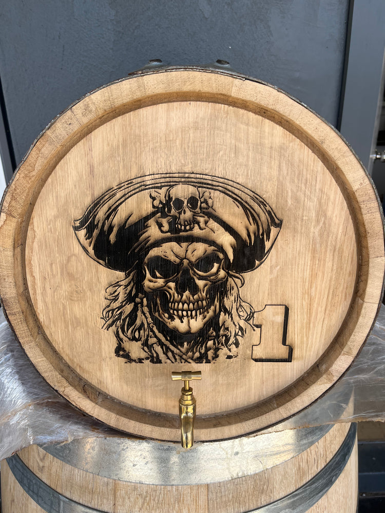 Personalised American Oak Barrel (Custom Engraving)
