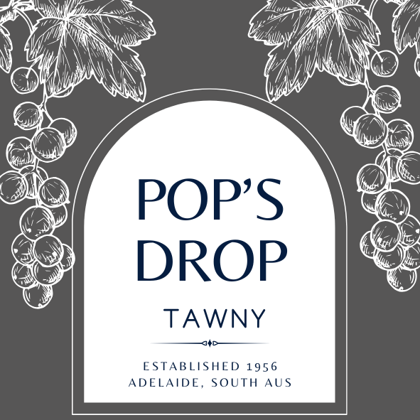 Personalised Glass Bottle (With Vine Label)