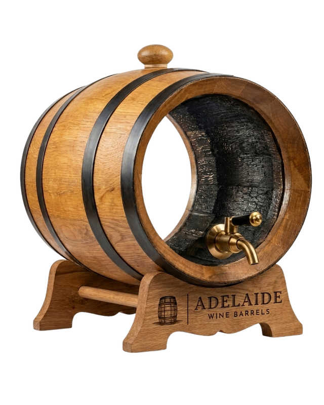 3L Glass Head American Oak Barrel (Medium Char)