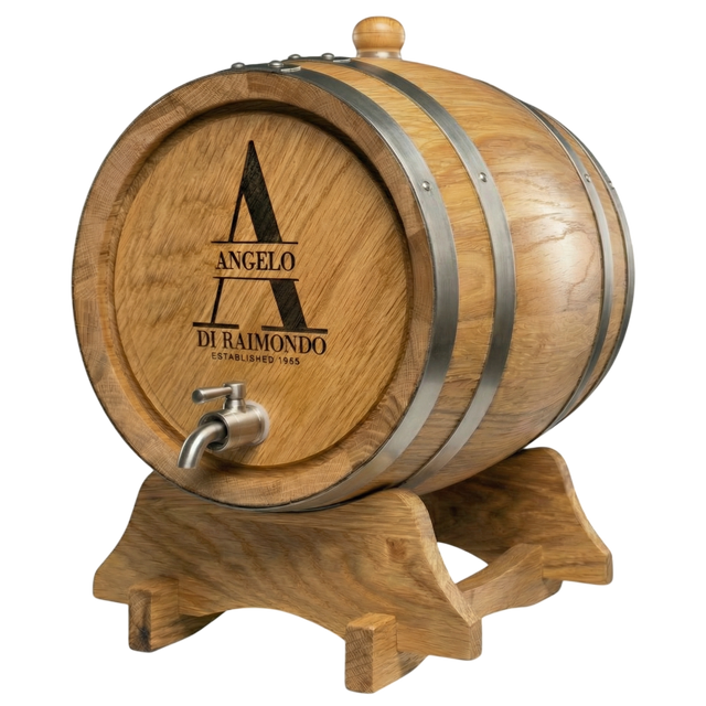 Personalised American Oak Barrel (Established Engraving)