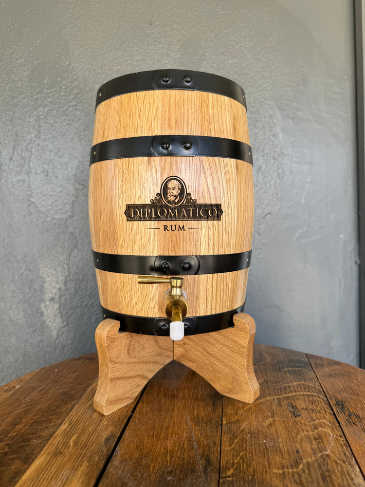 Personalised UPRIGHT American Oak Barrel (Custom Engraving)