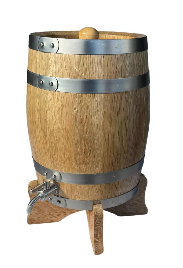 5L American Oak Barrel - Upright (Medium char)