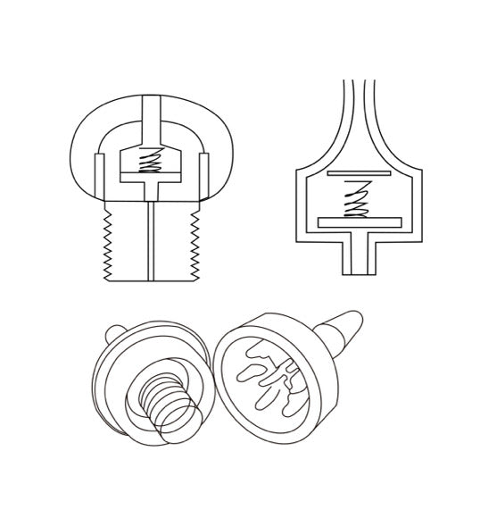 10L Glass Head American Oak Barrel (Medium Char)