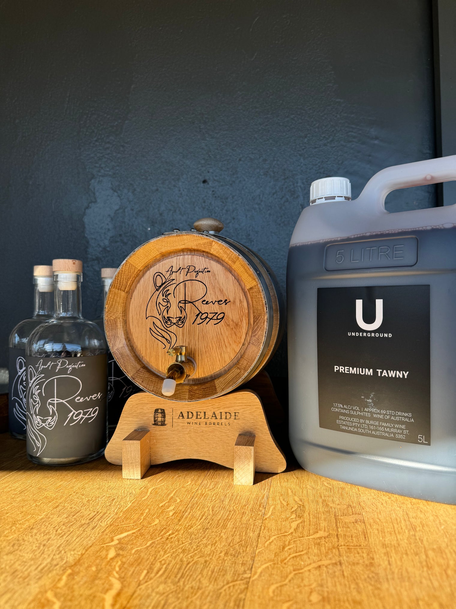 Personalised Glass Bottle (With Custom Label)