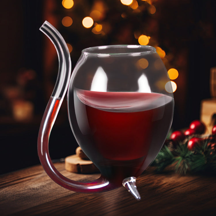 Wine Glass Sipper Box Set (4 x 90ml and 850ml Decanter)