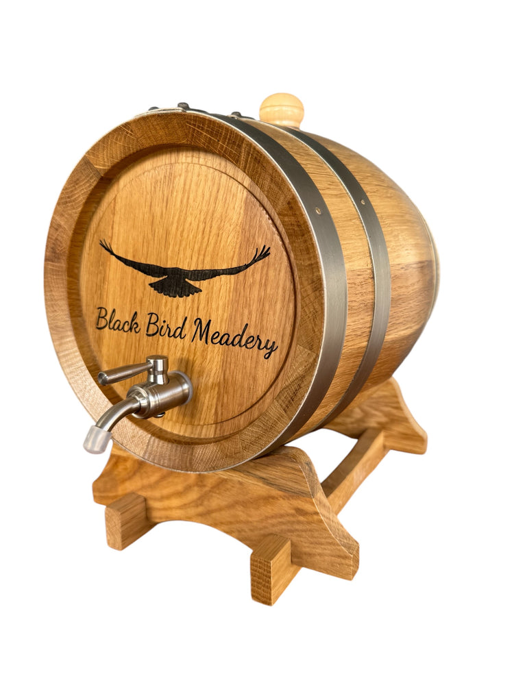 Personalised American Oak Barrel (Custom Engraving)