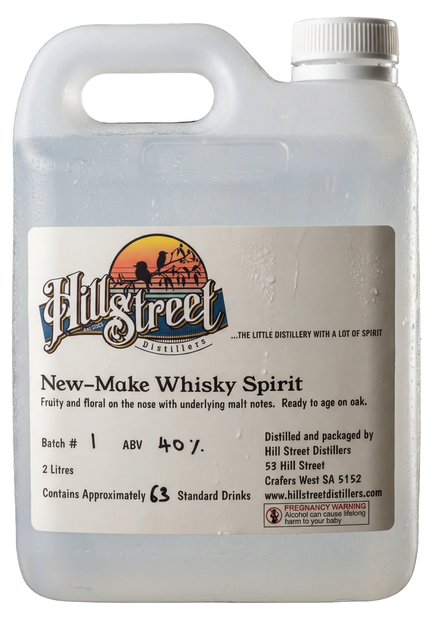 New-Make Whisky Spirit (Raw Dog Whisky) 2L