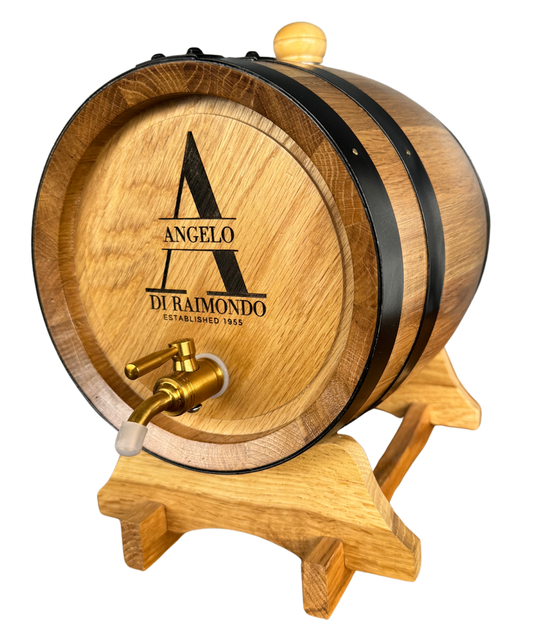 Personalised American Oak Barrel (Established Engraving)