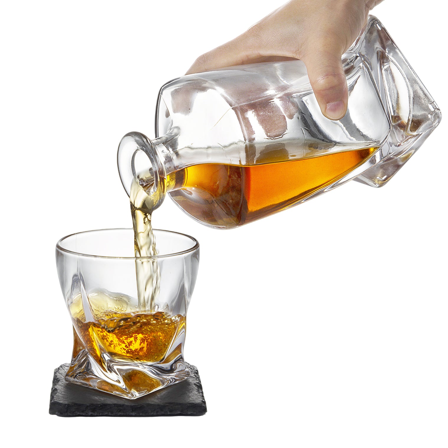 Premium Whisky Decanter Set (with 4 glasses)