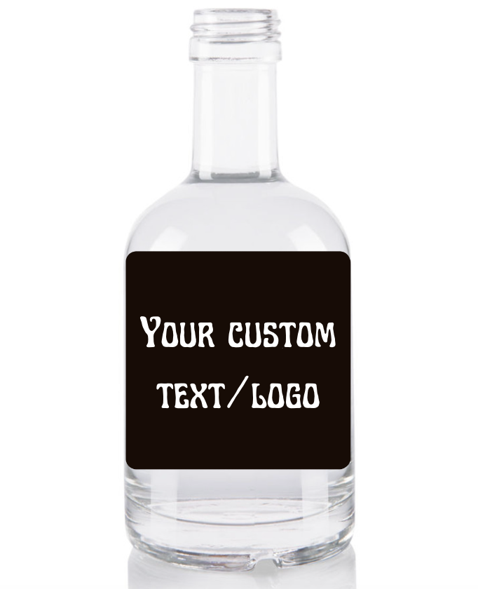 Personalised Glass Bottle (With Custom Label)