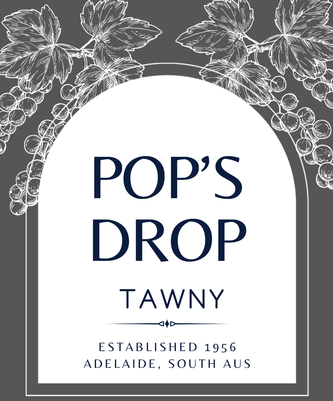 Personalised Glass Bottle (With Vine Label)