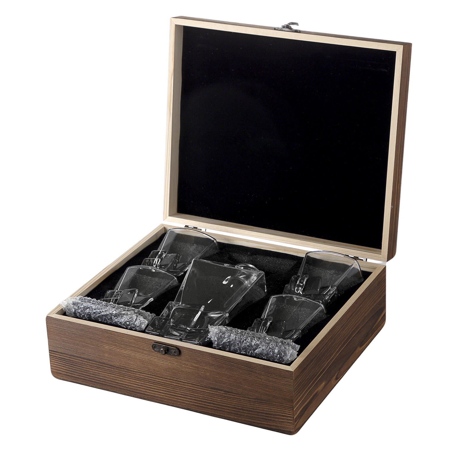 Crystal Whisky Decanter Set (with 4 glasses)