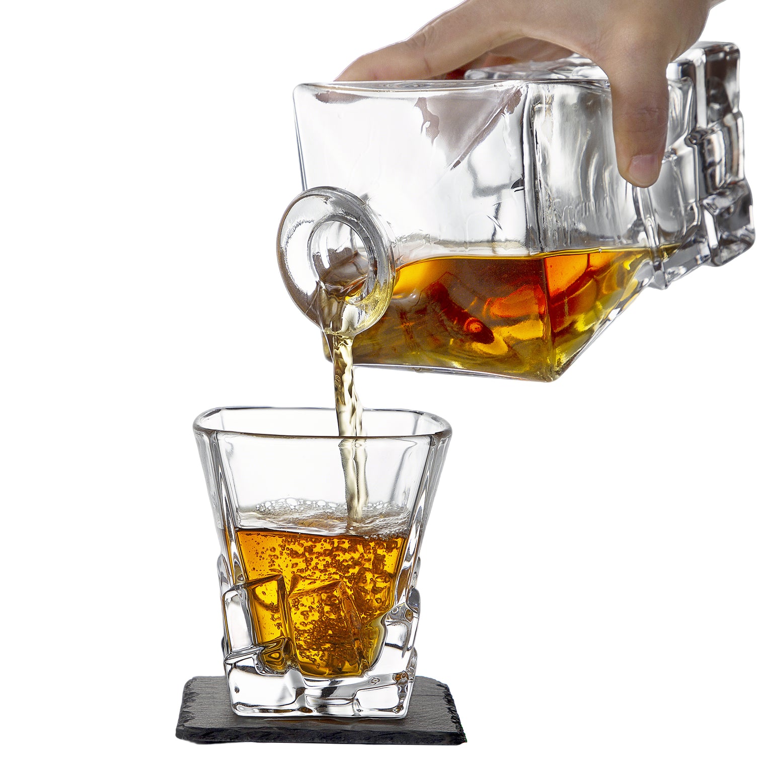Classic Whisky Decanter Set (with 4 glasses)