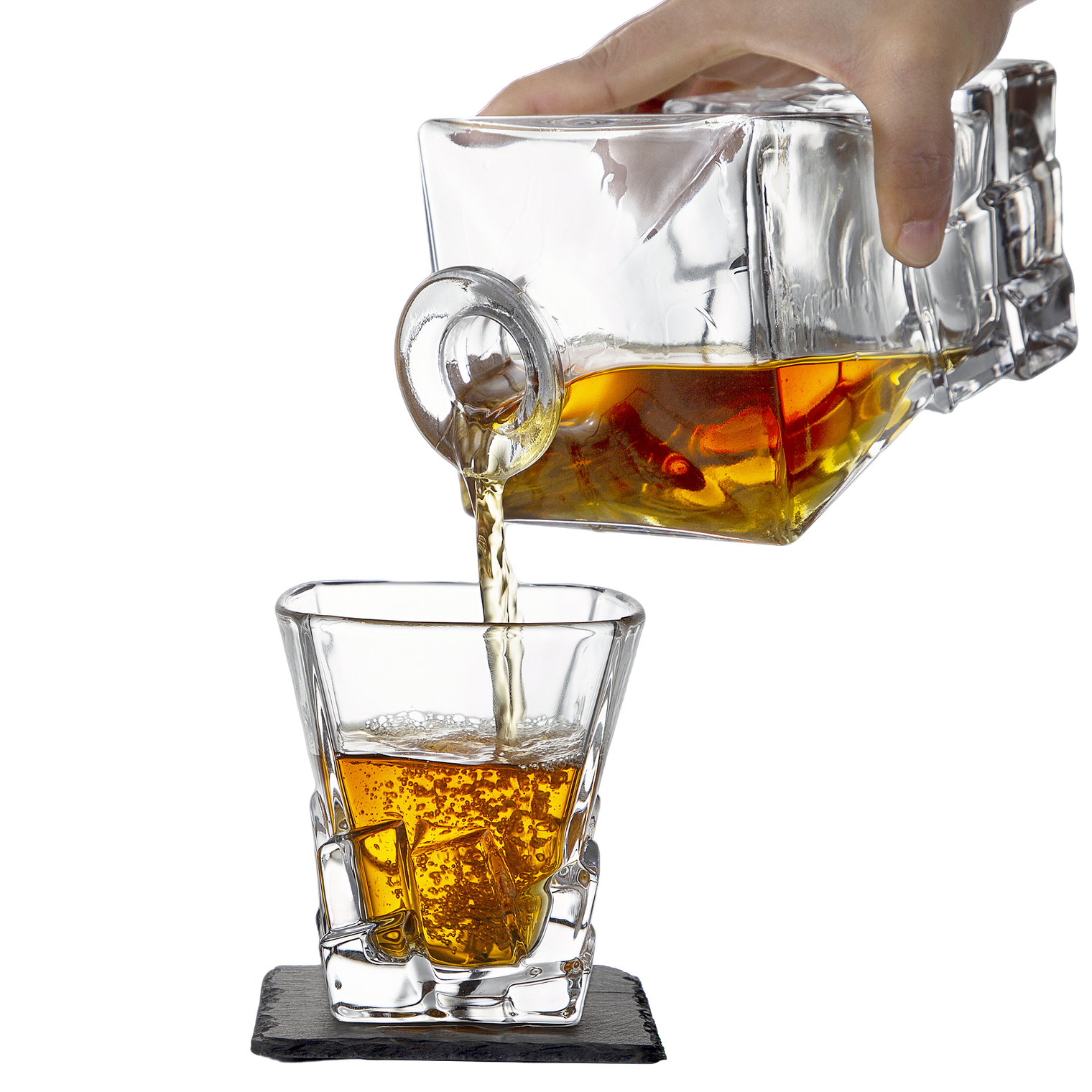 Classic Whisky Decanter Set (with 4 glasses)