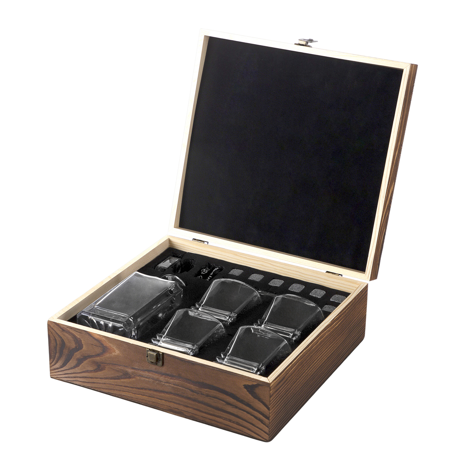 Whisky Stone Decanter Set (with 4 glasses)