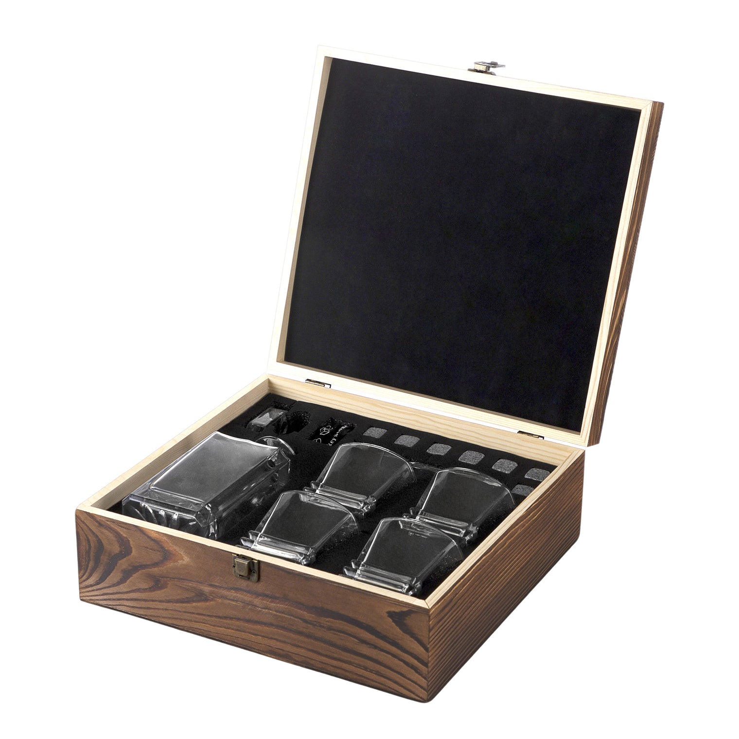 Whisky Stone Decanter Set (with 4 glasses)