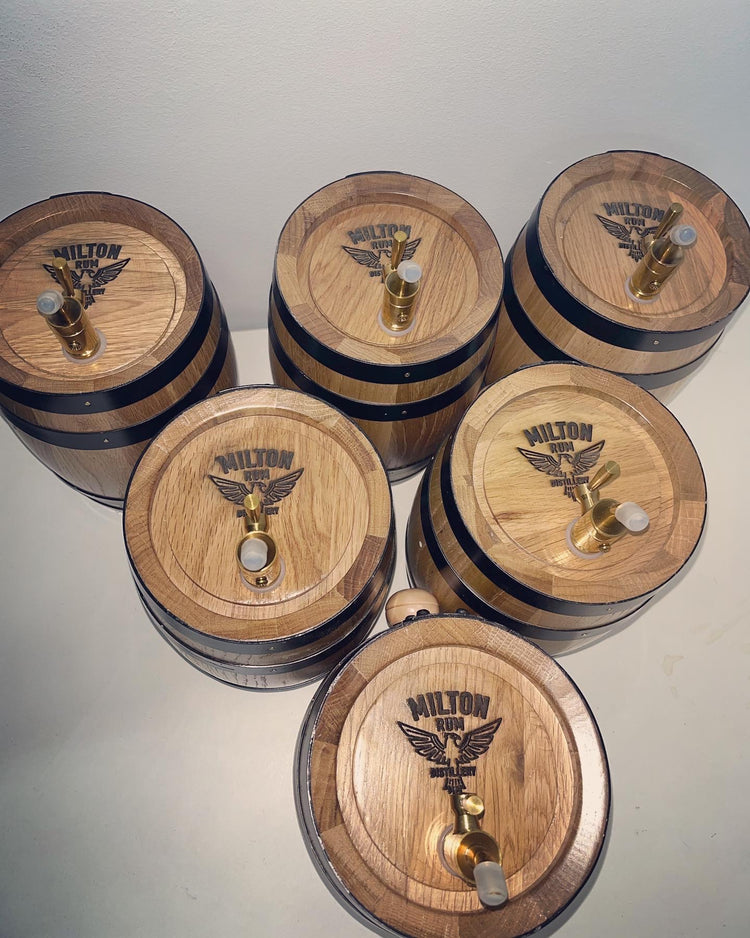 Personalised American Oak Barrel (Custom Engraving)