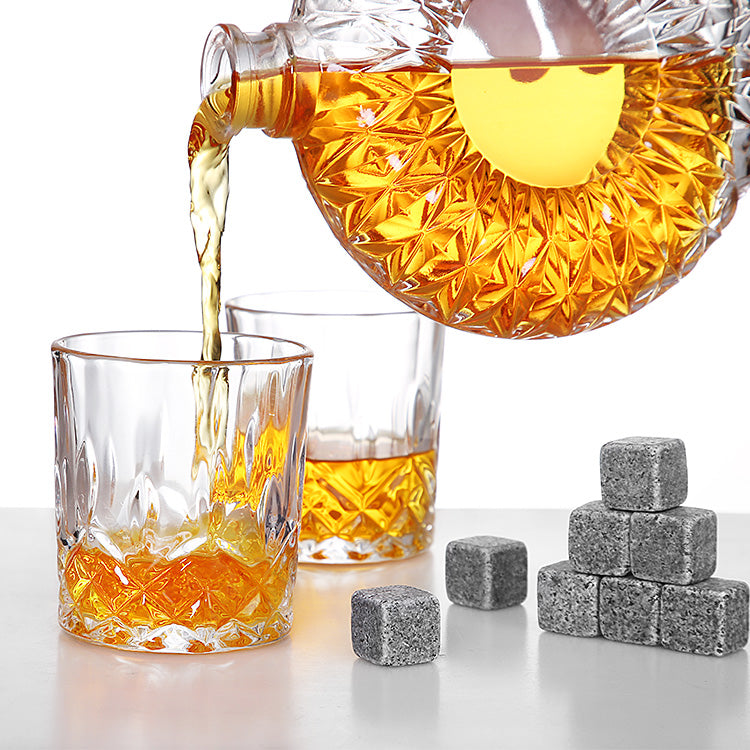 Whiskey Glass and Stone Set (2 glasses)