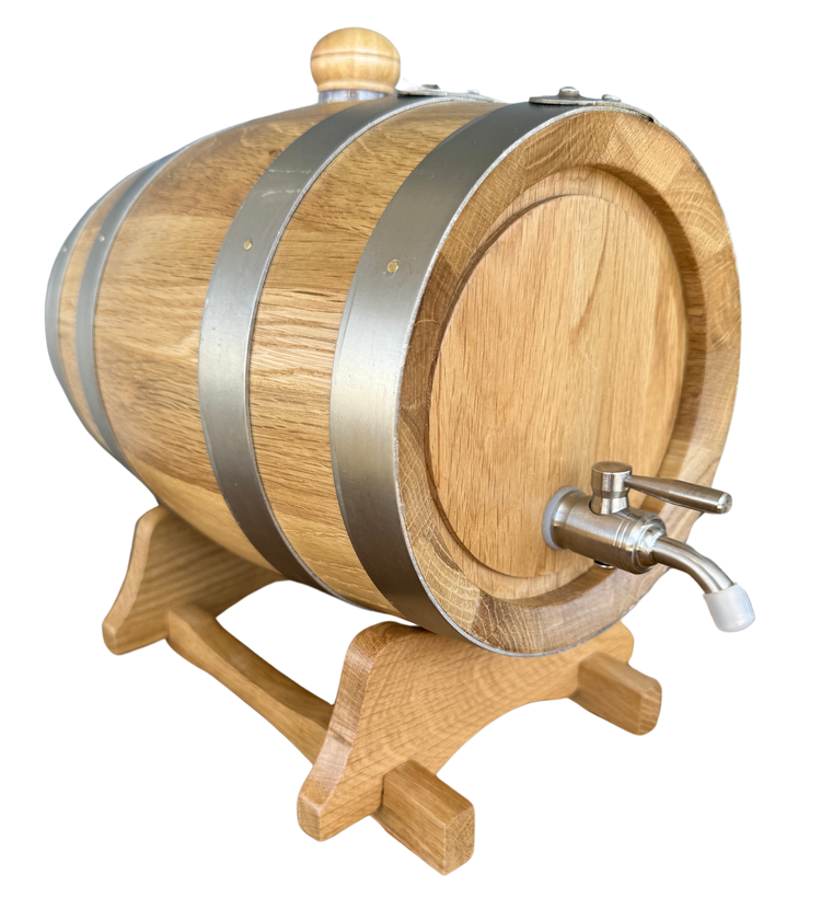 Personalised American Oak Barrel  (Ship Engraving)