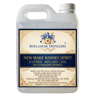 New-Make Whisky Spirit 2L @ 40% ABV (Roylancer Distillery)