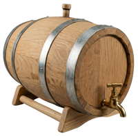 5L American Oak Barrel - Ex Bourbon (Medium Char)