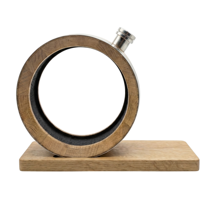 1L Glass Head American Oak Decanter (medium char)