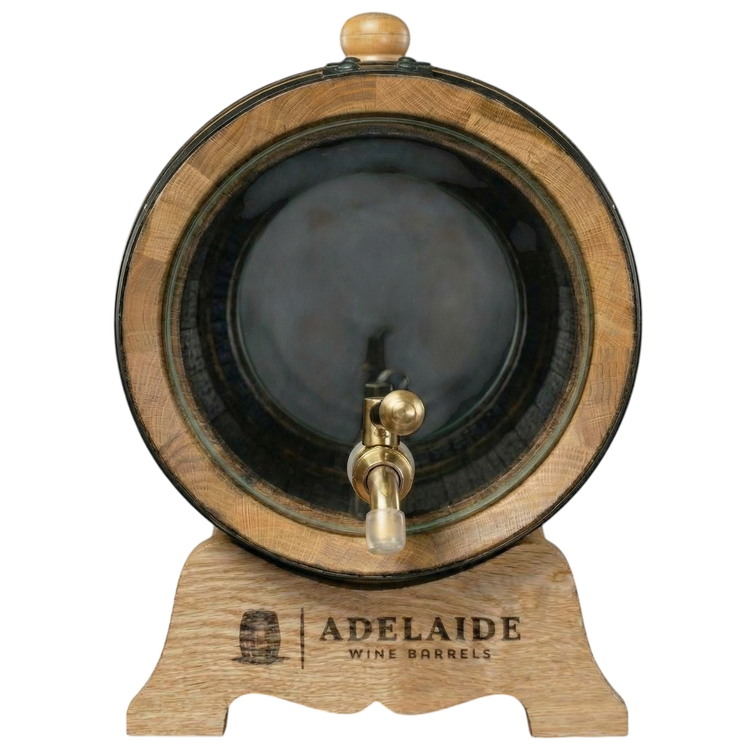 10L Glass Head American Oak Barrel (Medium Char)