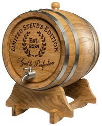 Personalised American Oak Barrel (Limited Edition Engraving)