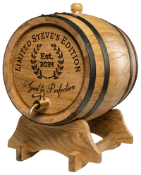 Personalised American Oak Barrel (Limited Edition Engraving)