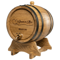 Personalised American Oak Barrel (LOVE Engraving)