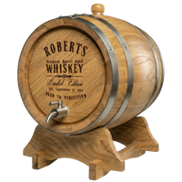 Personalised American Oak Barrel (Premium Aged Engraving)