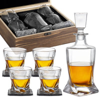 Premium Whisky Decanter Set (with 4 glasses)