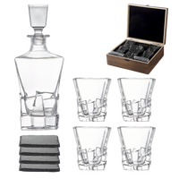 Classic Whisky Decanter Set (with 4 glasses)