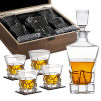Classic Whisky Decanter Set (with 4 glasses)