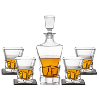 Classic Whisky Decanter Set (with 4 glasses)