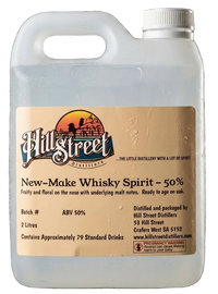 New-Make Whisky Spirit (Raw Dog Whisky) 2L @ 50% ABV